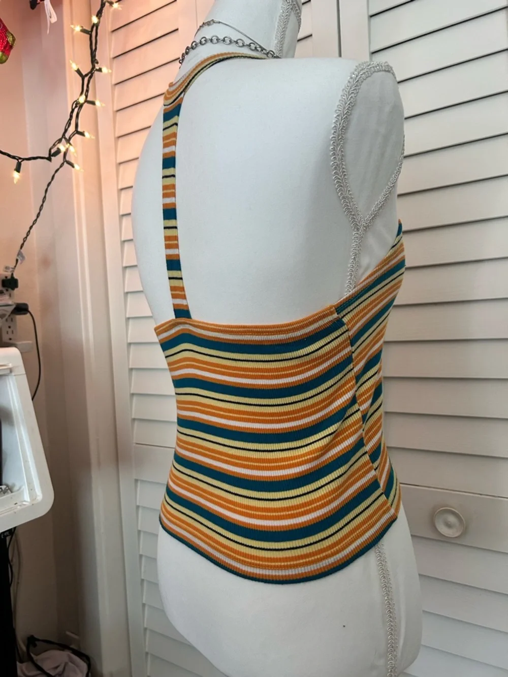 Forever 21 Care Bears Striped Ribbed Halter Top Size Small - Picture 6 of 8